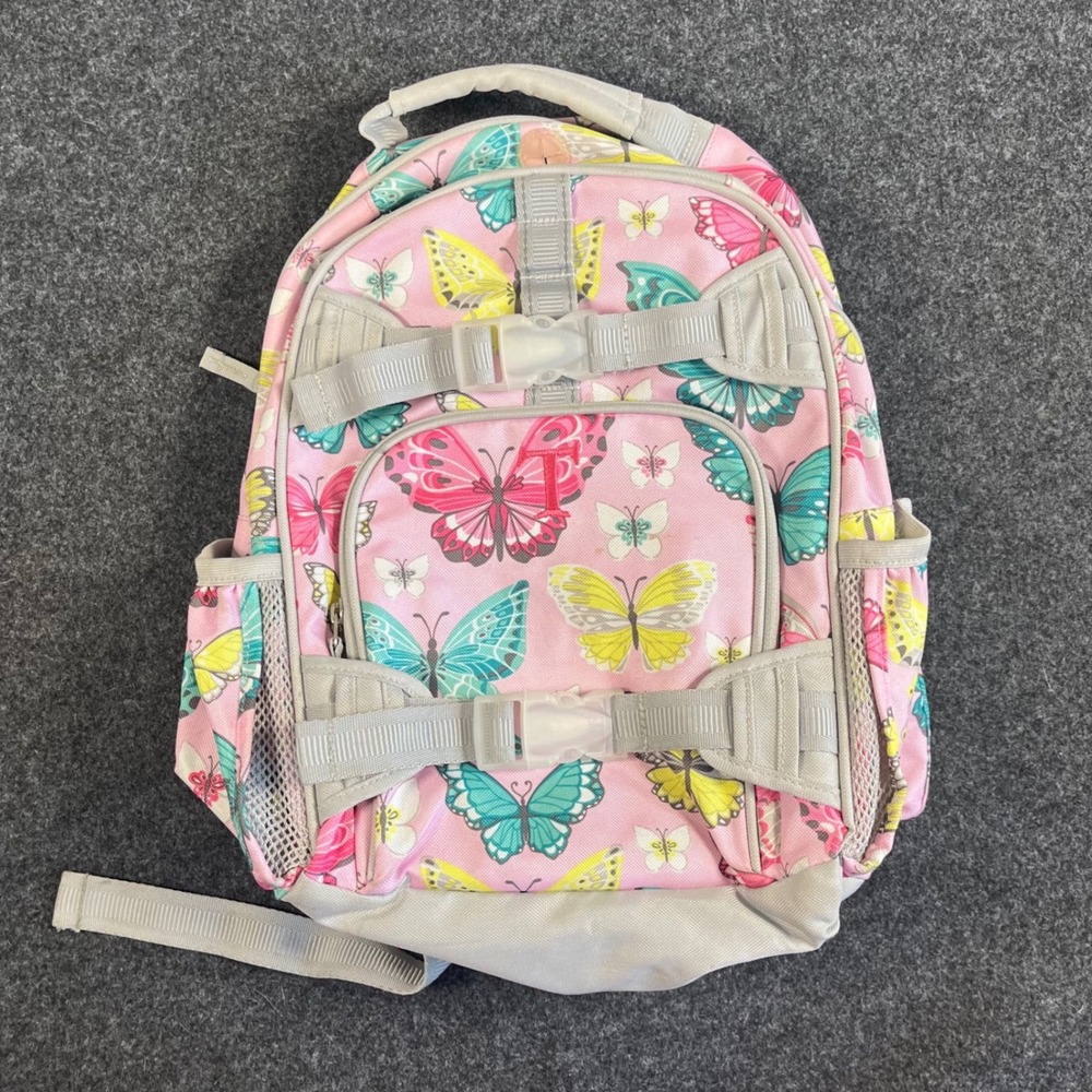 Pottery Barn Kids Mackenzie Butterfly Backpack Pink School Bag Monogram T Small